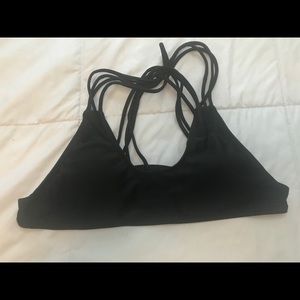 Black bikini top